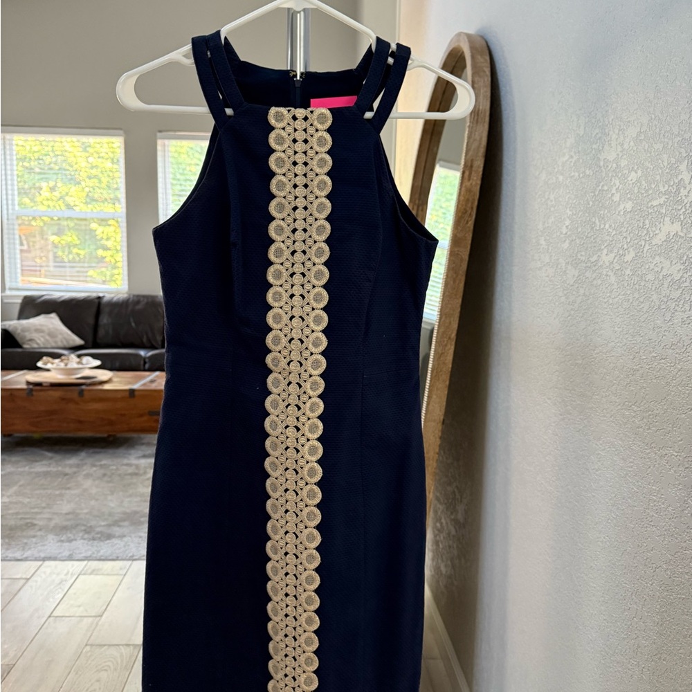 Lilly Pulitzer Navy Pearl Shift
